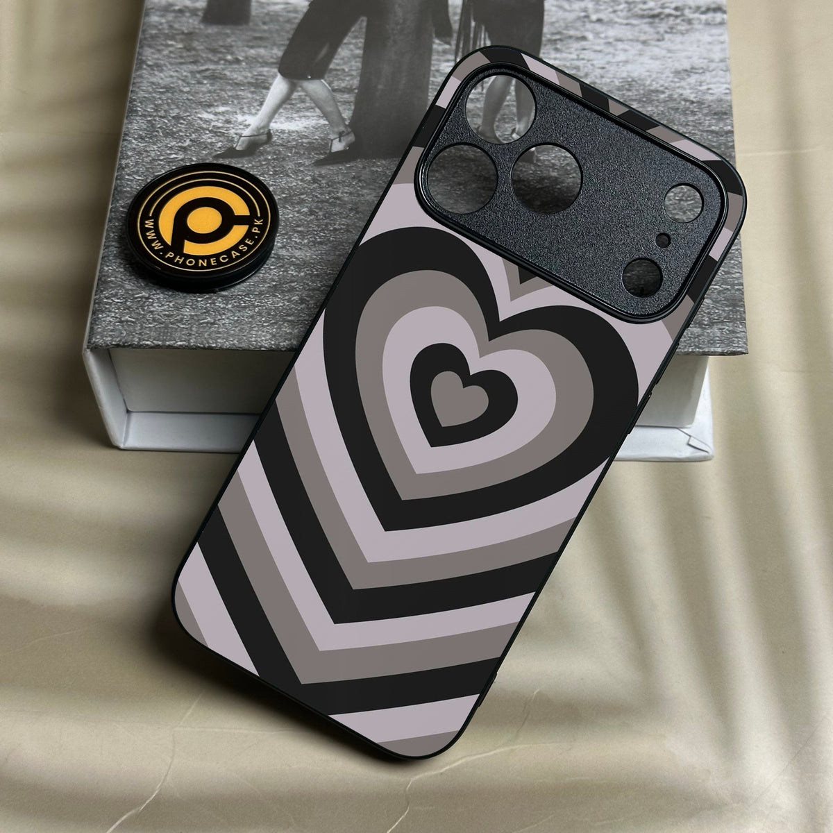 Iphone 18 Pro - Heartbeat Design 1 - Premium Metal Printed Soft Bumper Shock Proof Case