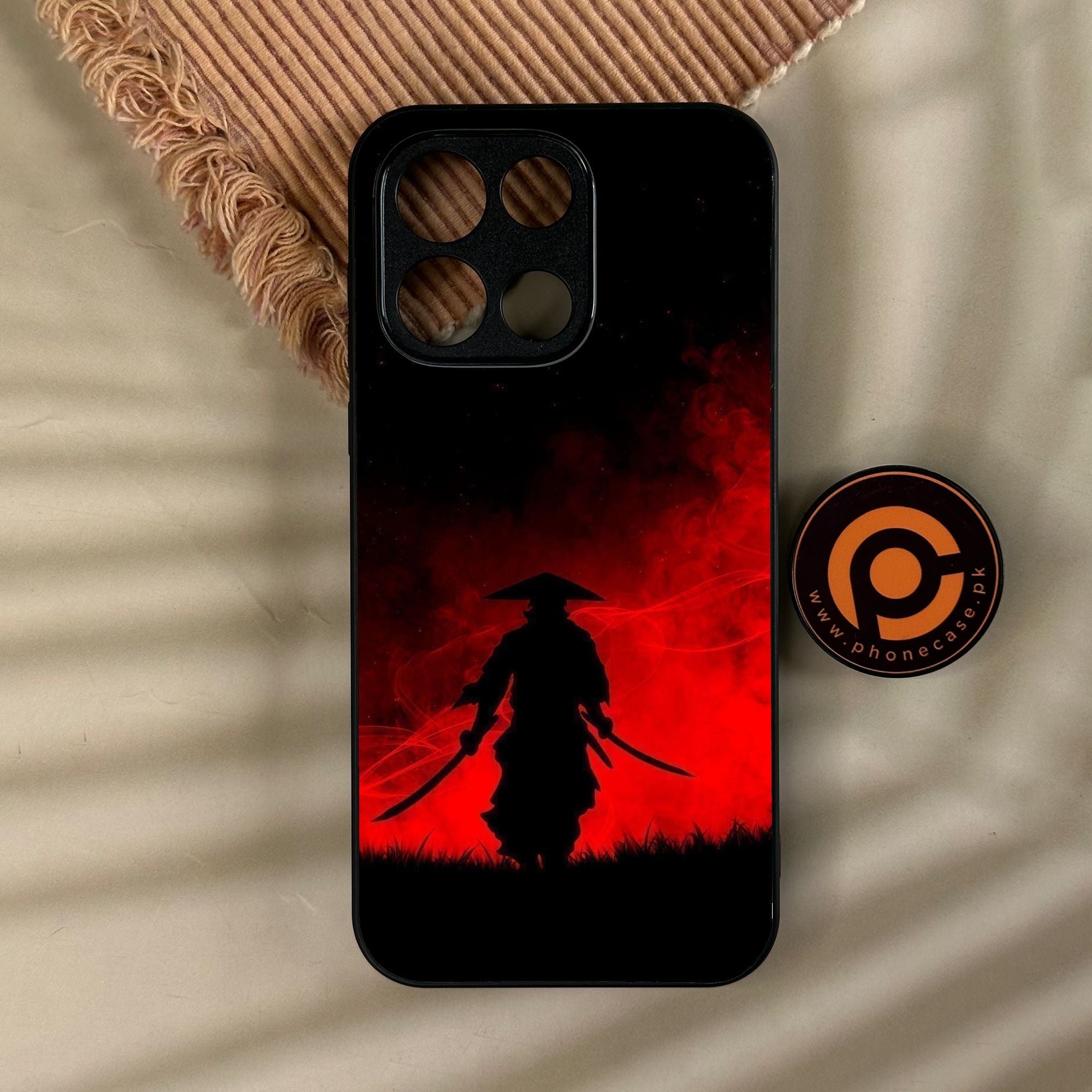 OnePlus Turbo 6 - Ninja Design 1 - Premium Metal Printed Soft Bumper Shock Proof Case