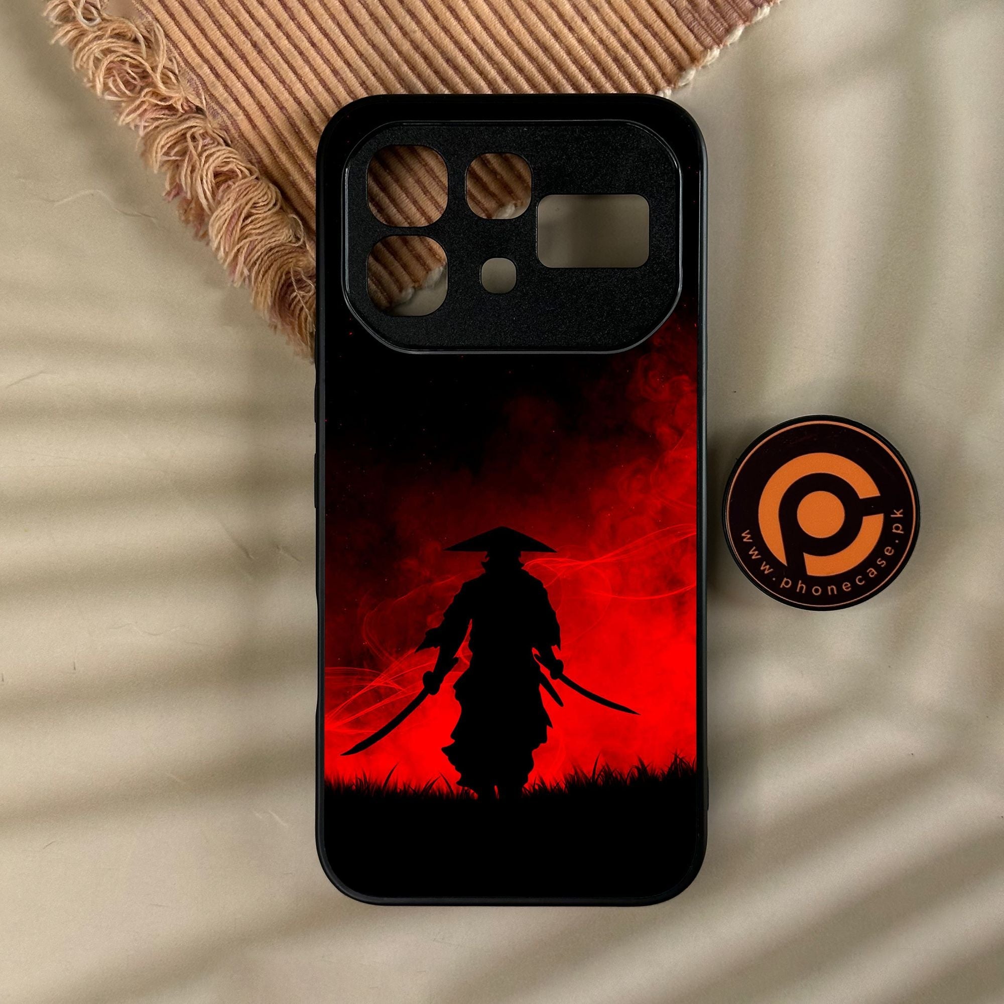 Infinix Note 60 - Ninja Design 1 - Premium Metal Printed Soft Bumper Shock Proof Case