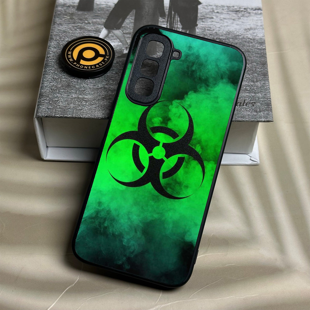 Infinix Hot 70 - Biohazard Design 7 - Premium Metal Printed Soft Bumper Shock Proof Case