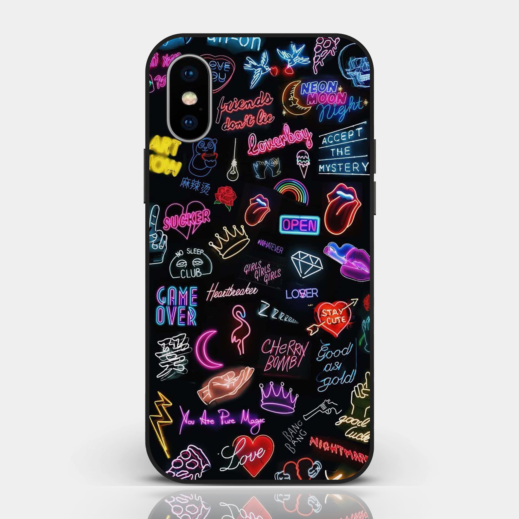 iPhone XS Max Design-074 Premium Glossy Phone Case