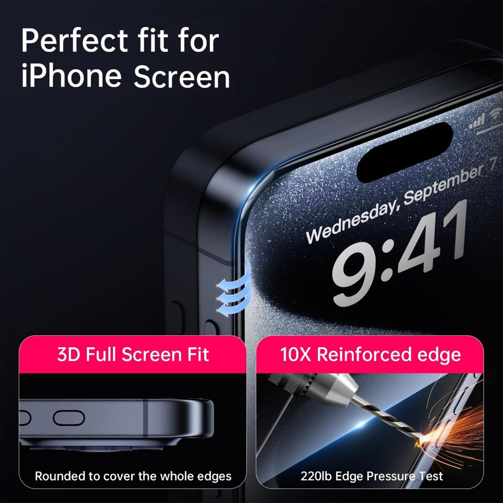 Galaxy S26 - 4K Clarity Glass Screen Protector With Applying kit