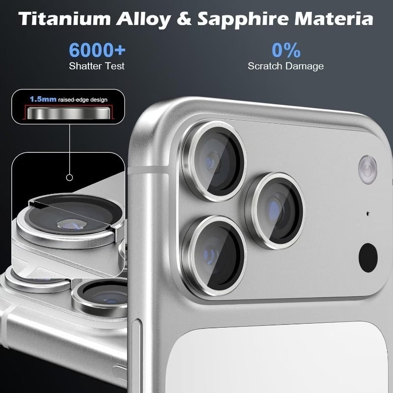 iPhone 18 Pro - Metal Camera Lens Protector Glass