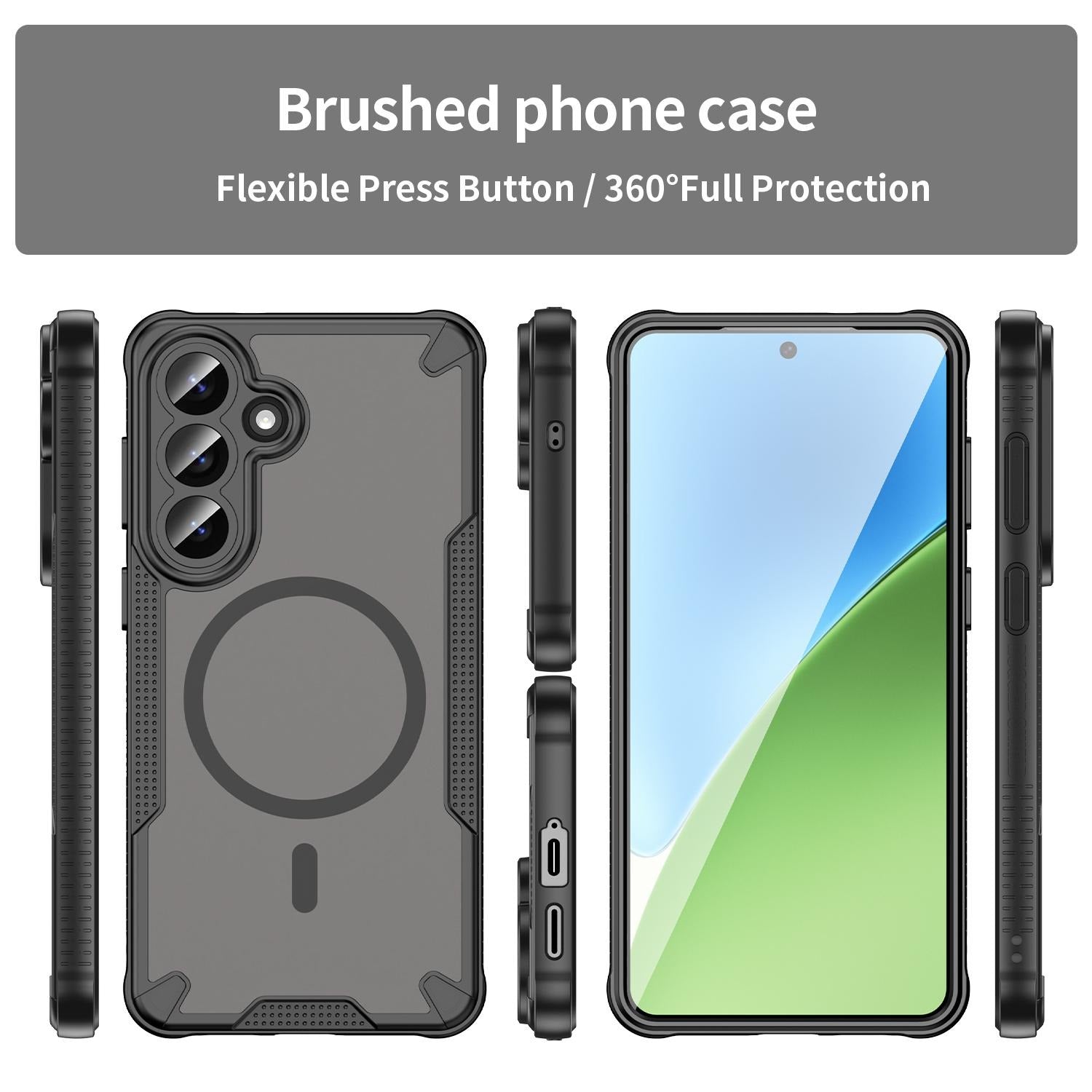 Galaxy S26 - Translucent ForgeCore Magnetic Armor Phone Case