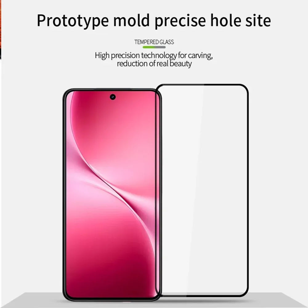 Vivo V60 Lite - 11D Full Curved Electrostatic Absorption Tempered Glass Protector