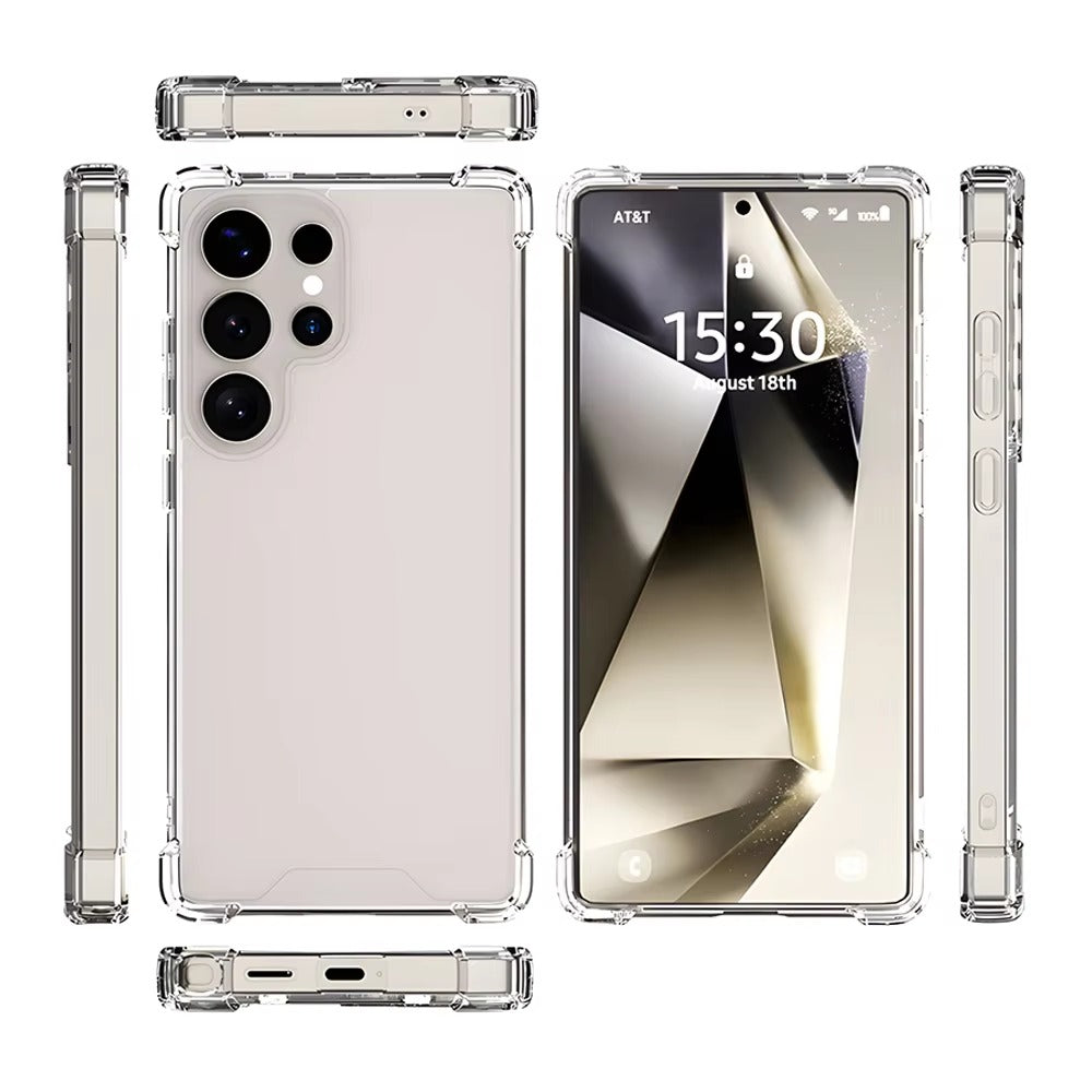 Galaxy S26 Ultra - Anti Crash Shock Proof Transparent Case