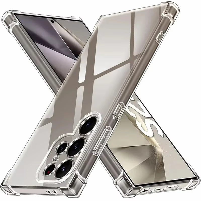 Galaxy S26 Ultra - Anti Crash Shock Proof Transparent Case
