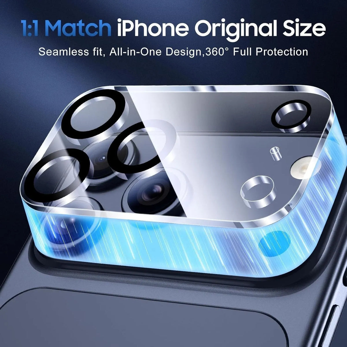 iPhone 18 Pro Max - Ultra Clear 9H Tempered Glass Camera Lens Protector