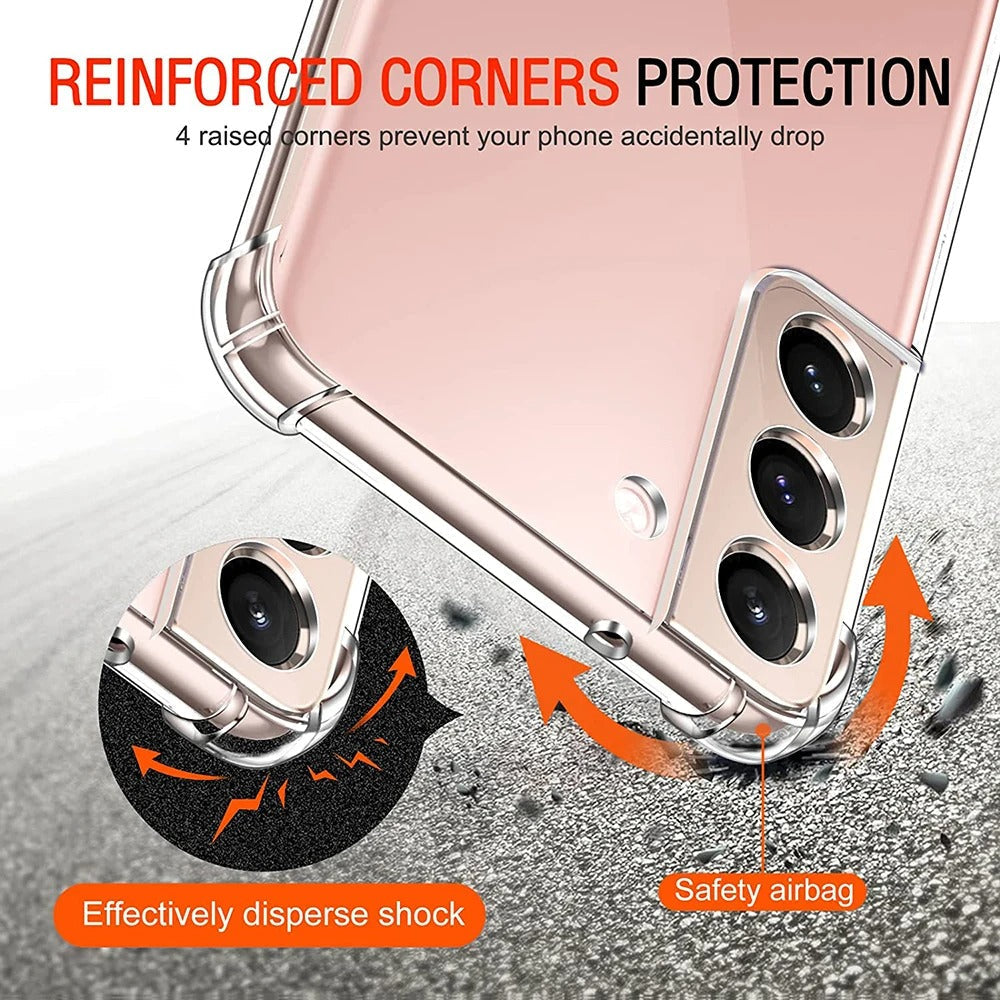 Xiaomi Poco X3/ X3 Pro/ X3 NFC Anti Crash Shock Proof Transparent Case