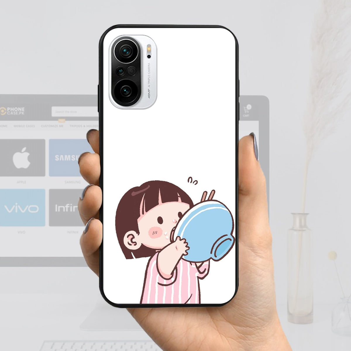 Cute Couple - HQ Ultra Shine Premium Metal Phone Case All Models