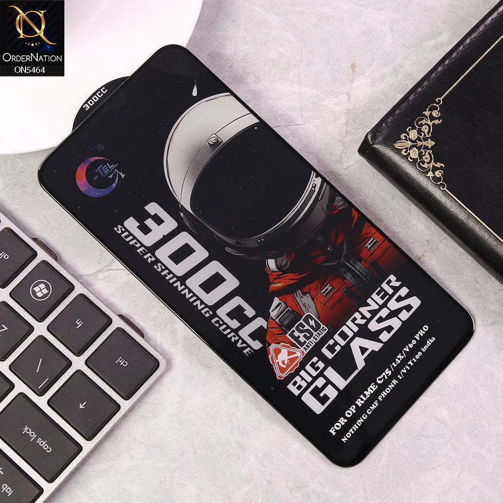 Nothing CMF Phone 1 Screen Protector - Black - Premium G-tel 300CC Tempered High Quality Big Corner Screen Protector on5464-realmec75-reno13f5g-black_304a1fc8-b7fc-420f-9a75-5ed8772af2b3