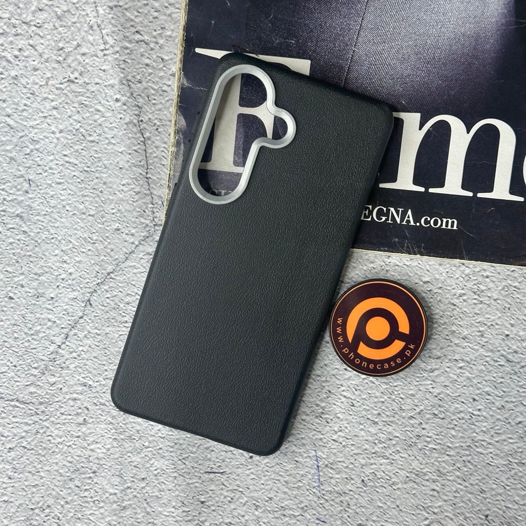 Samsung Galaxy S26 - Soft Leather Texture Slim TPU Case