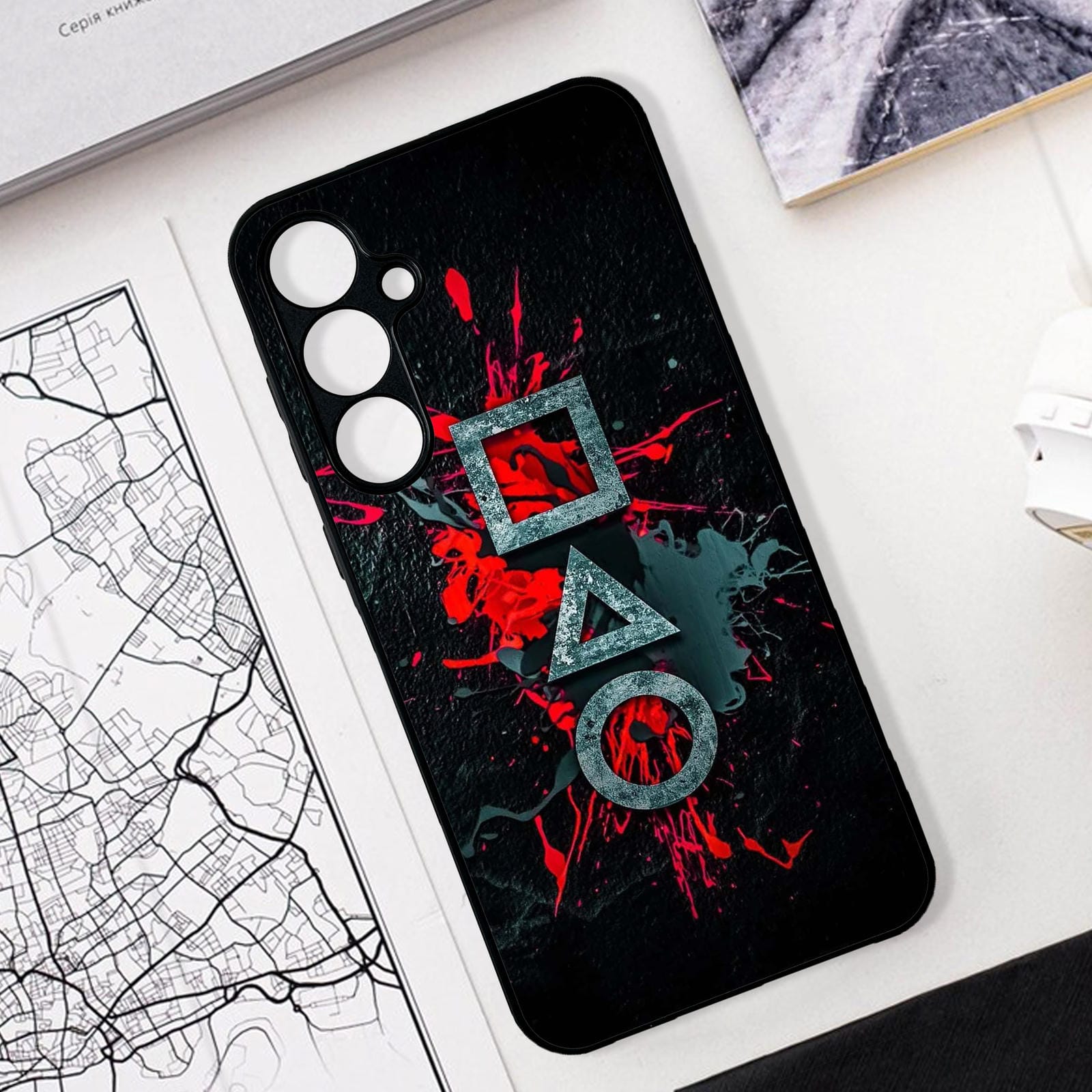 Samsung_Galaxy S25_FE Design-057 Premium Glossy Phone Case