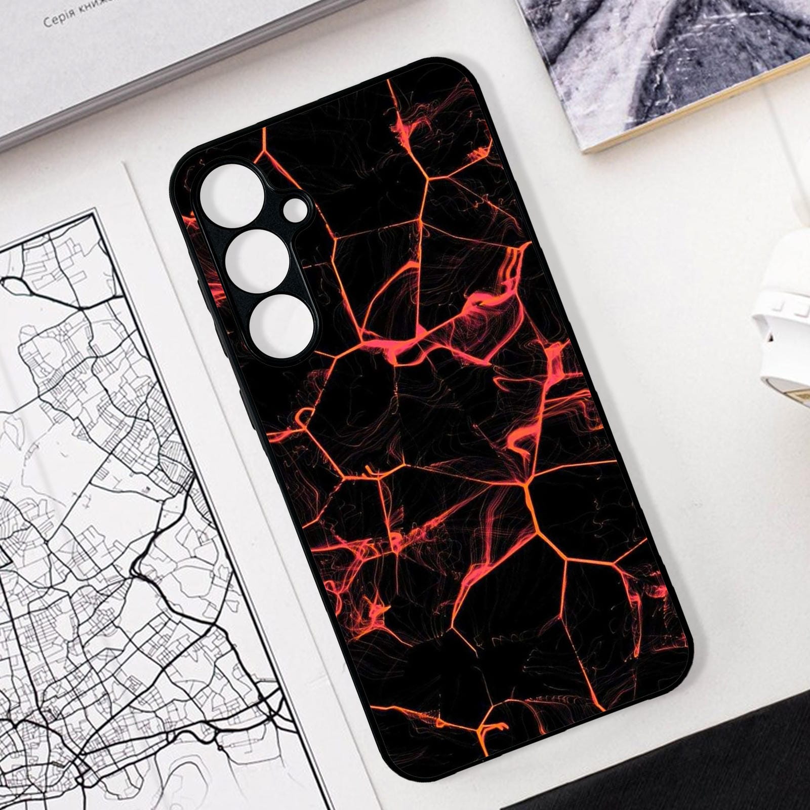 Samsung Galaxy A17 Design-070 Premium Glossy Phone Case