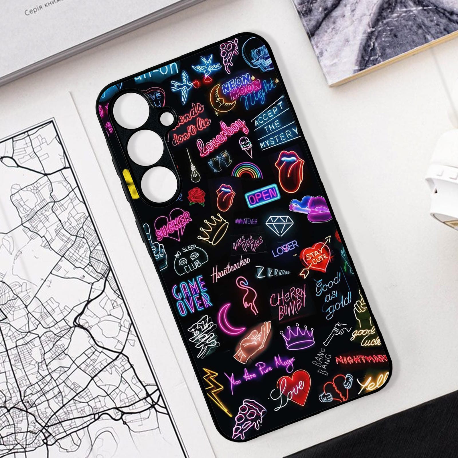 Samsung_Galaxy S25_FE Design-079 Premium Glossy Phone Case