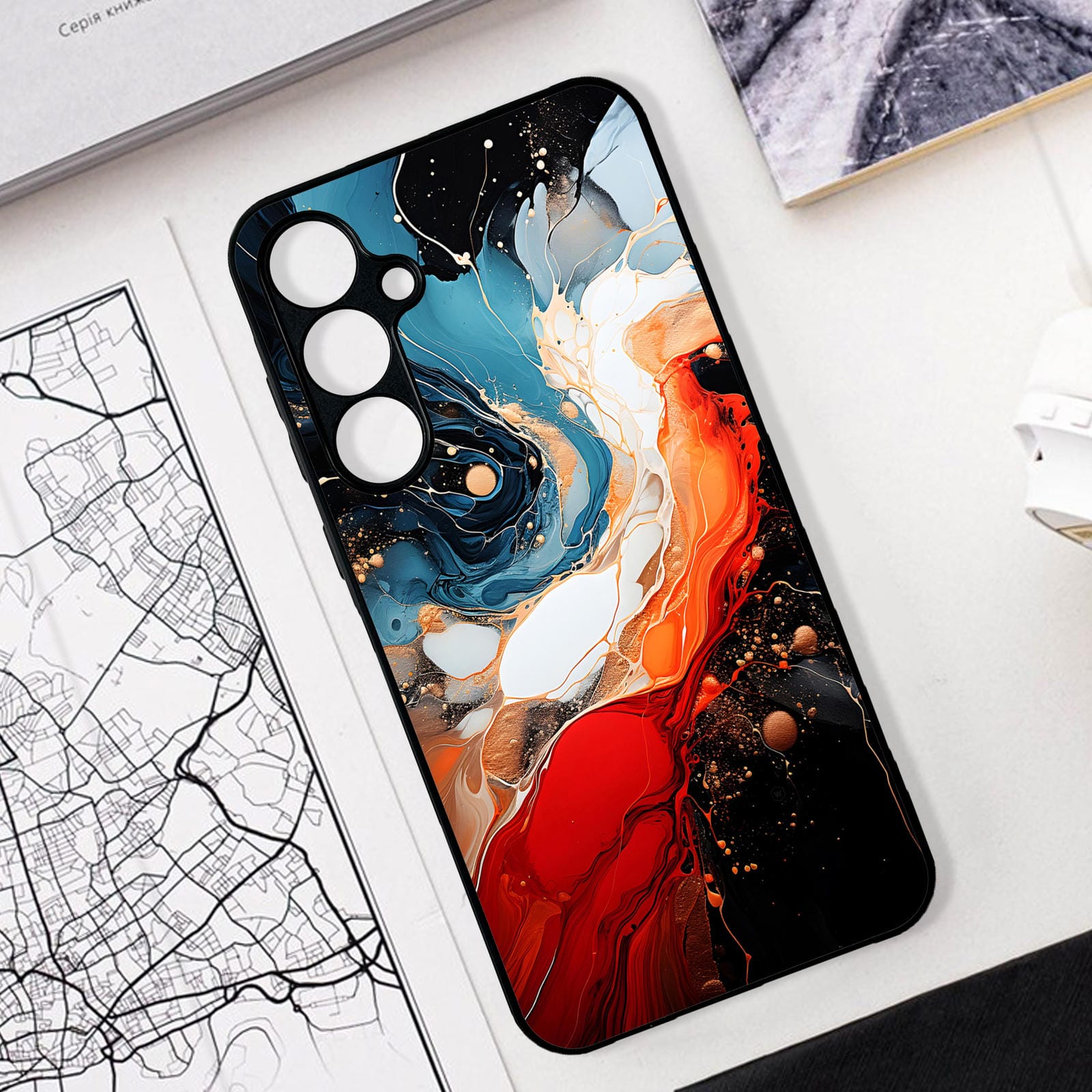 Samsung_Galaxy S25_FE Design-136 Premium Glossy Phone Case