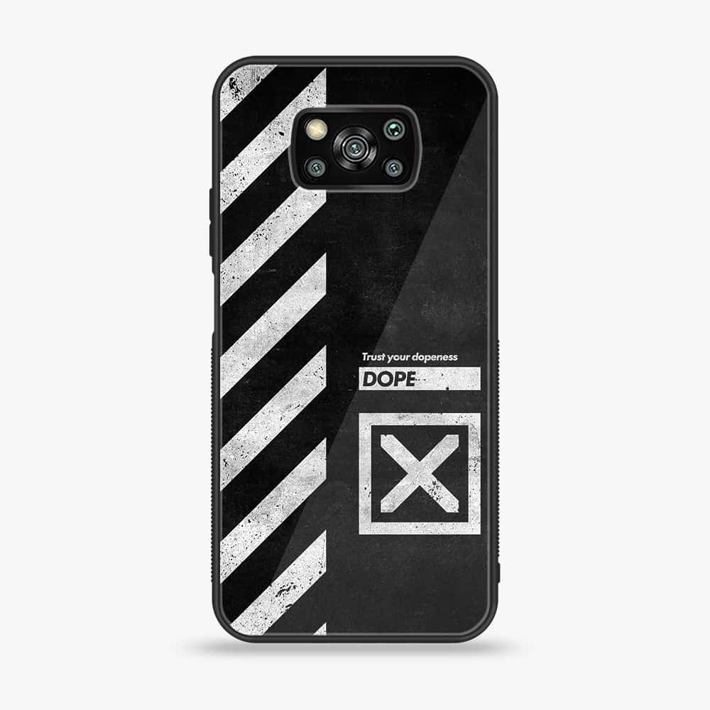Xiaomi Poco X3 - Trust Your Dopeness - Premium Printed Glass soft Bumper Shock Proof Case