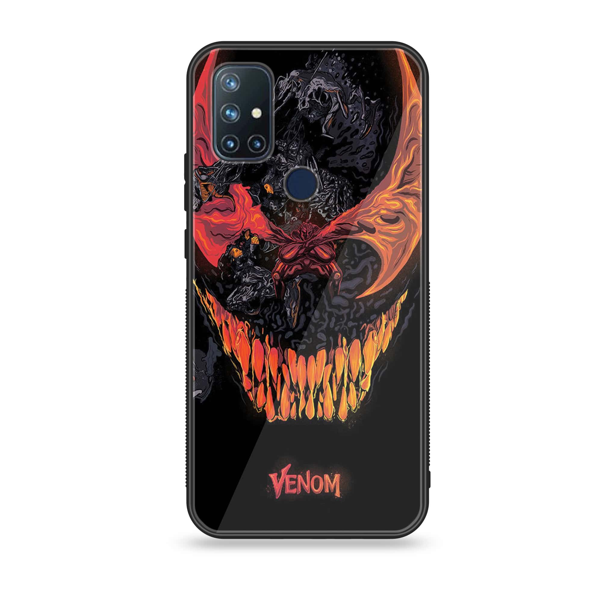 OnePlus Nord N10 - VENOM Case - Premium Printed Glass soft Bumper Shock Proof Case