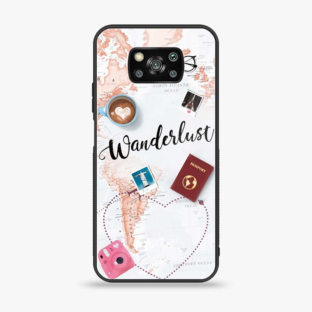 Xiaomi Poco X3 - World Journey - Premium Printed Glass soft Bumper Shock Proof Case