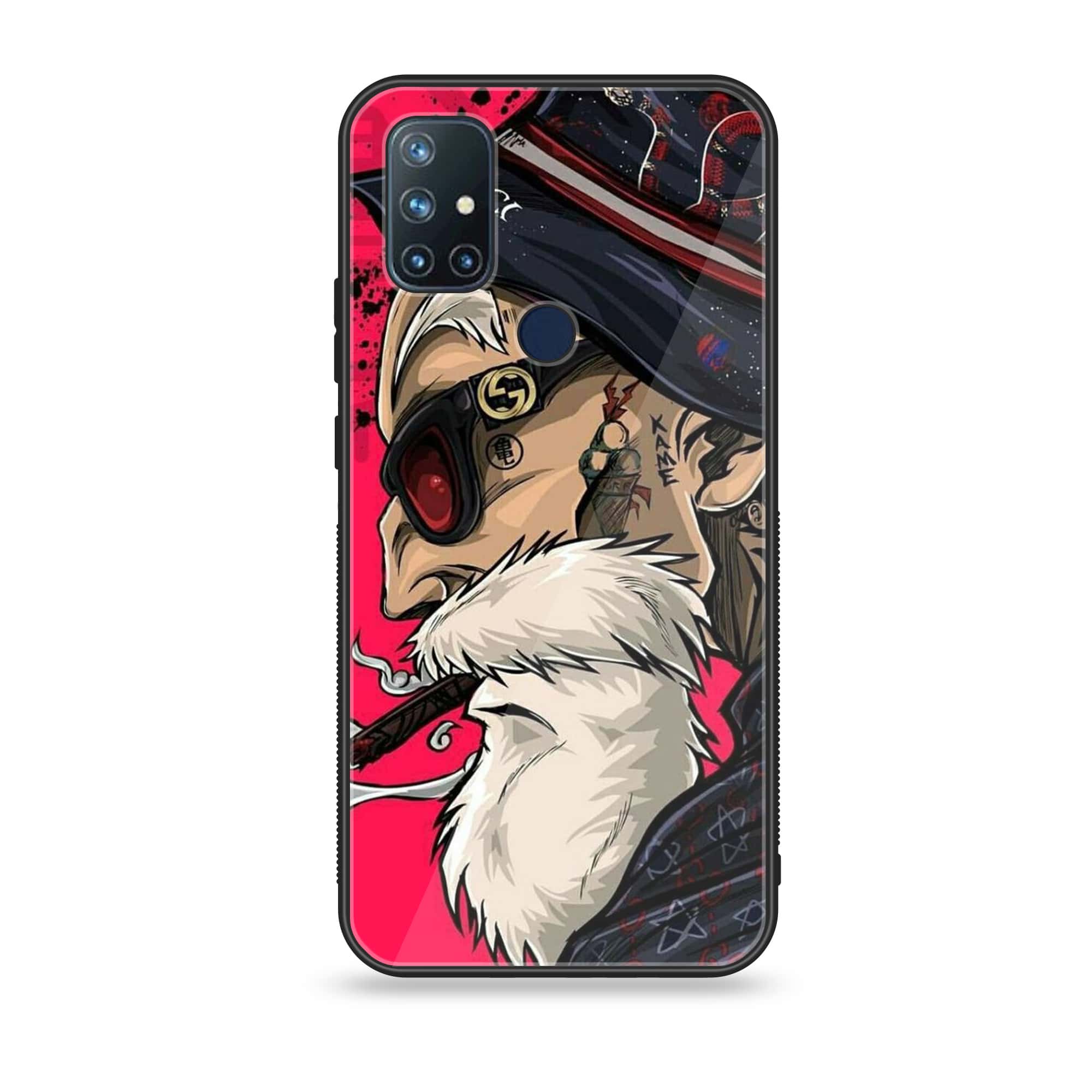 OnePlus Nord N10 - Master Roshi - Premium Printed Glass soft Bumper Shock Proof Case