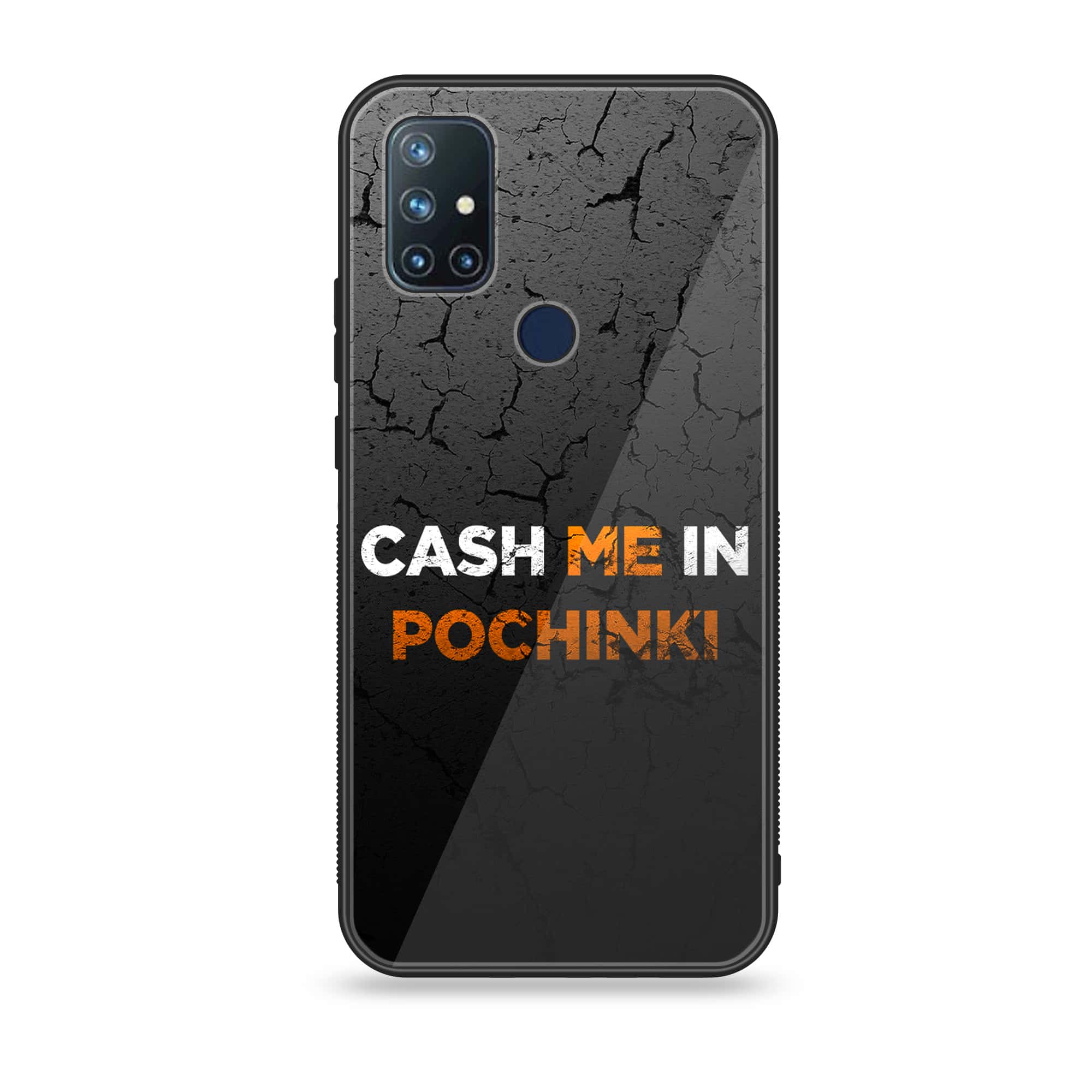 OnePlus Nord N10 - Cash Me - Premium Printed Glass soft Bumper Shock Proof Case