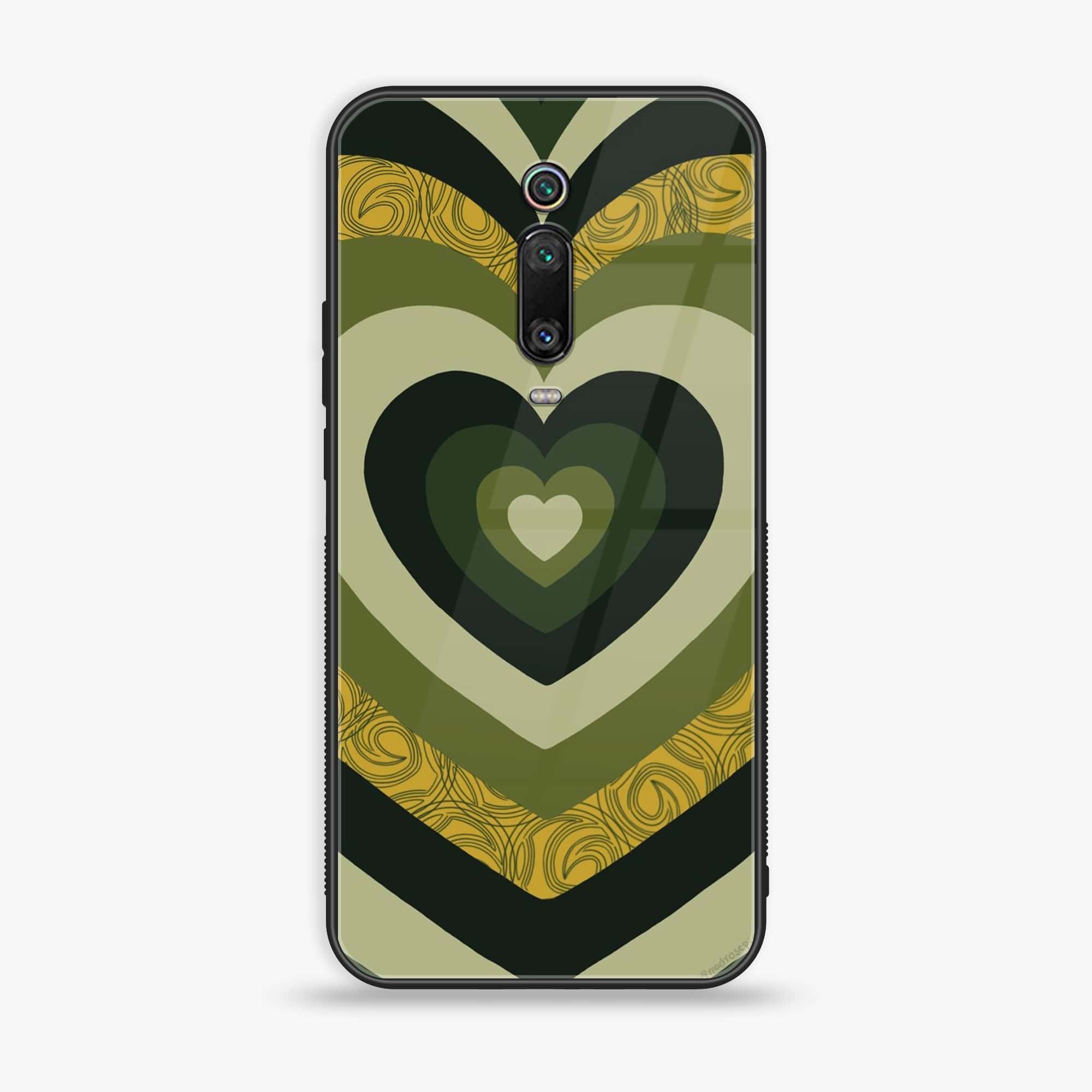 Xiaomi Mi 9T - Heart Beat Series 2.0 - Premium Printed Glass soft Bumper shock Proof Case