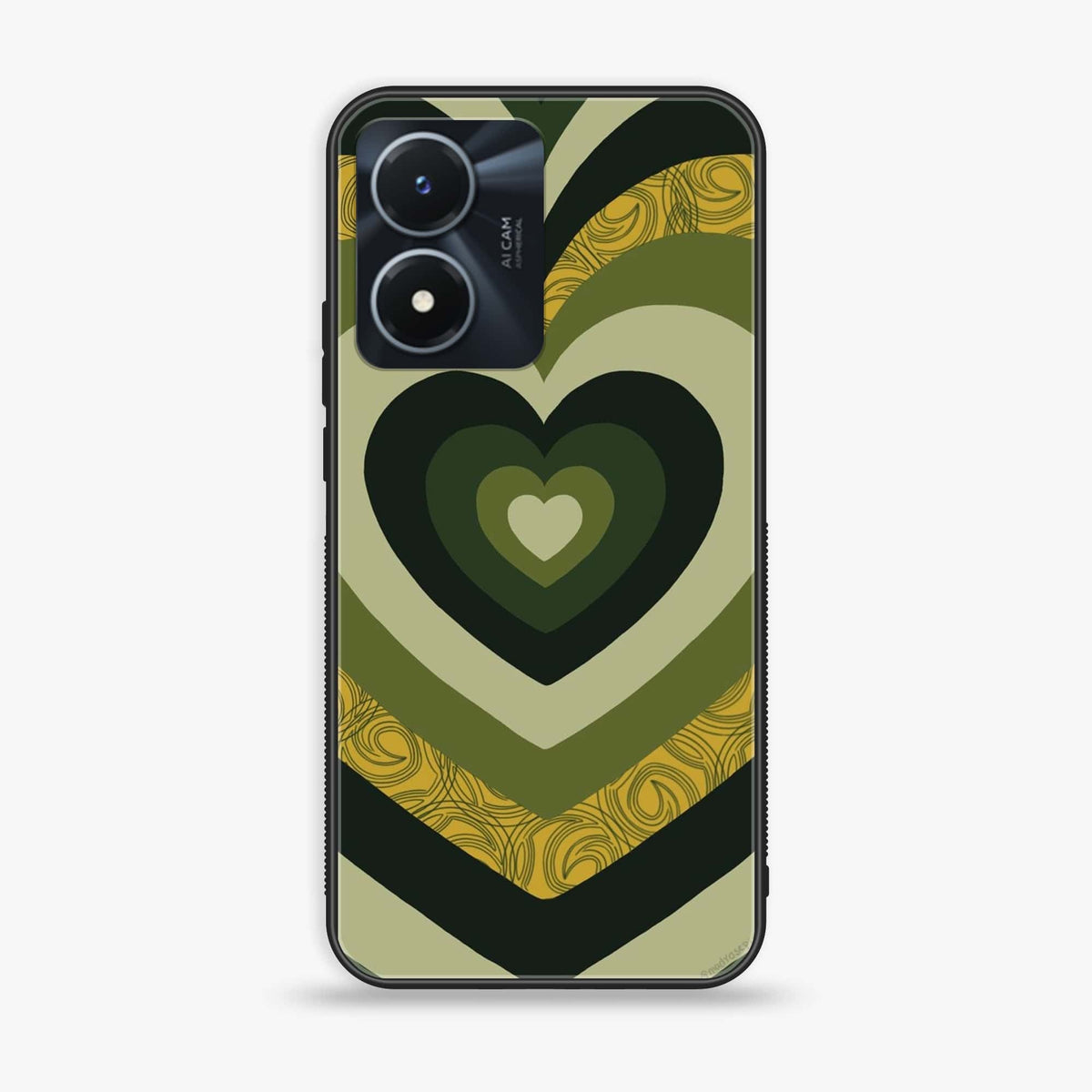 Vivo Y02s - Heart Beat Series 2.0 - Premium Printed Glass soft Bumper shock Proof Case
