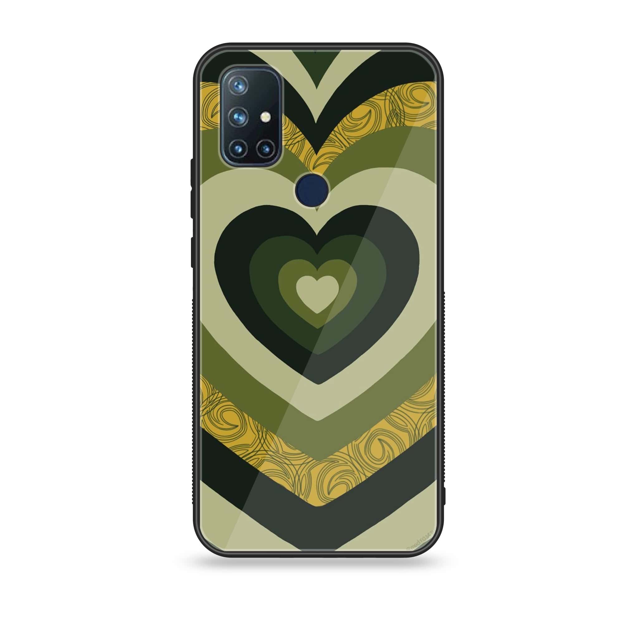 OnePlus Nord N10-Heart Beat 2.0 Series - Premium Printed Glass soft Bumper shock Proof Case