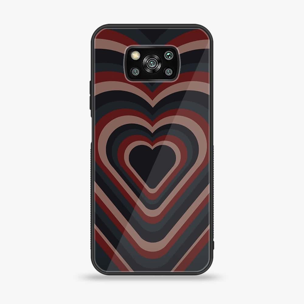 Xiaomi Poco X3 - Heart Beat Series 2.0 - Premium Printed Glass soft Bumper shock Proof Case