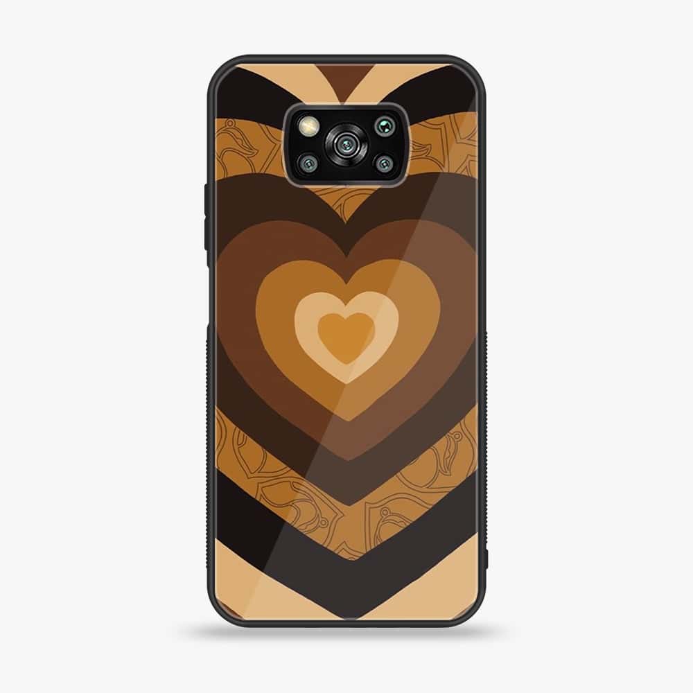 Xiaomi Poco X3 - Heart Beat Series 2.0 - Premium Printed Glass soft Bumper shock Proof Case