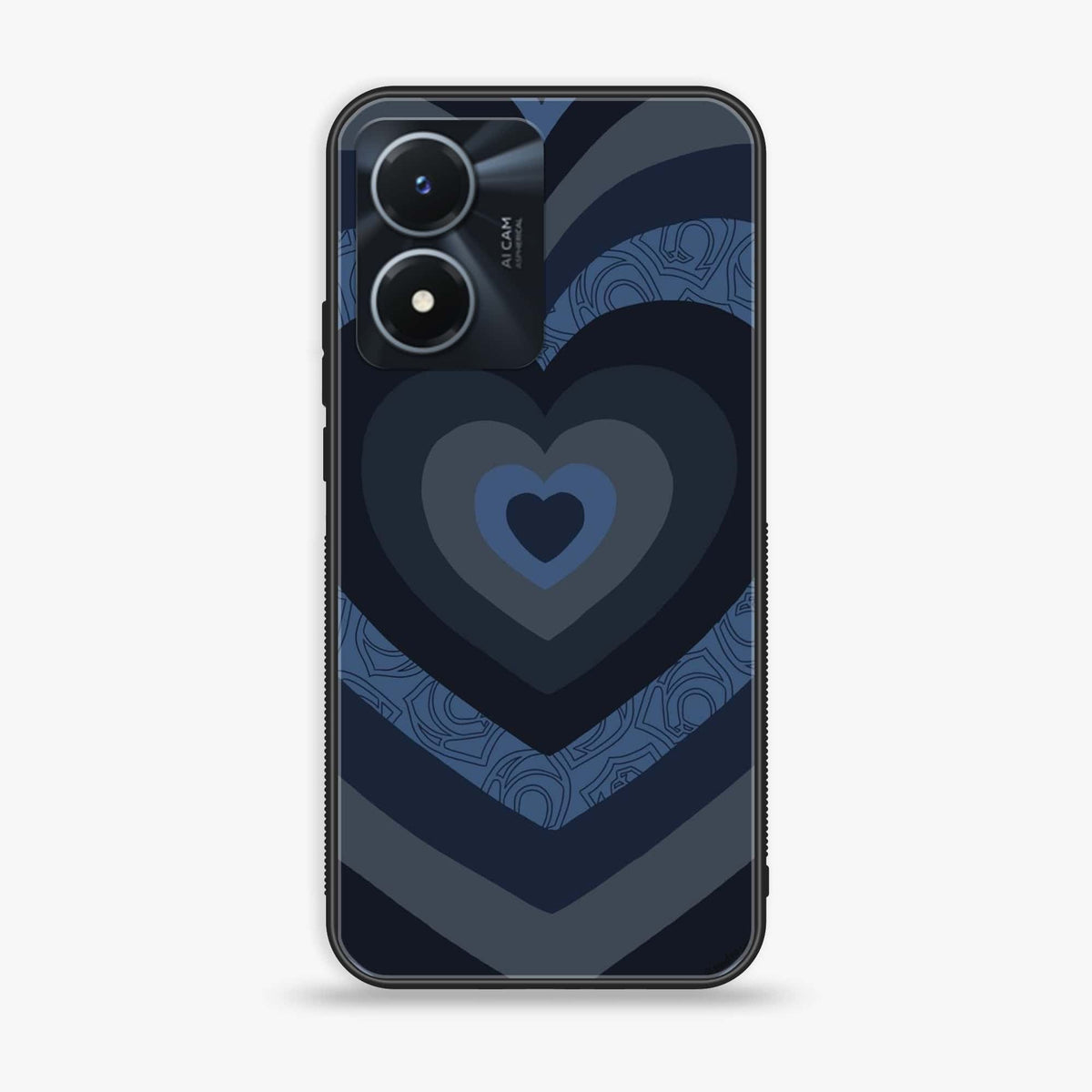 Vivo Y02s - Heart Beat Series 2.0 - Premium Printed Glass soft Bumper shock Proof Case
