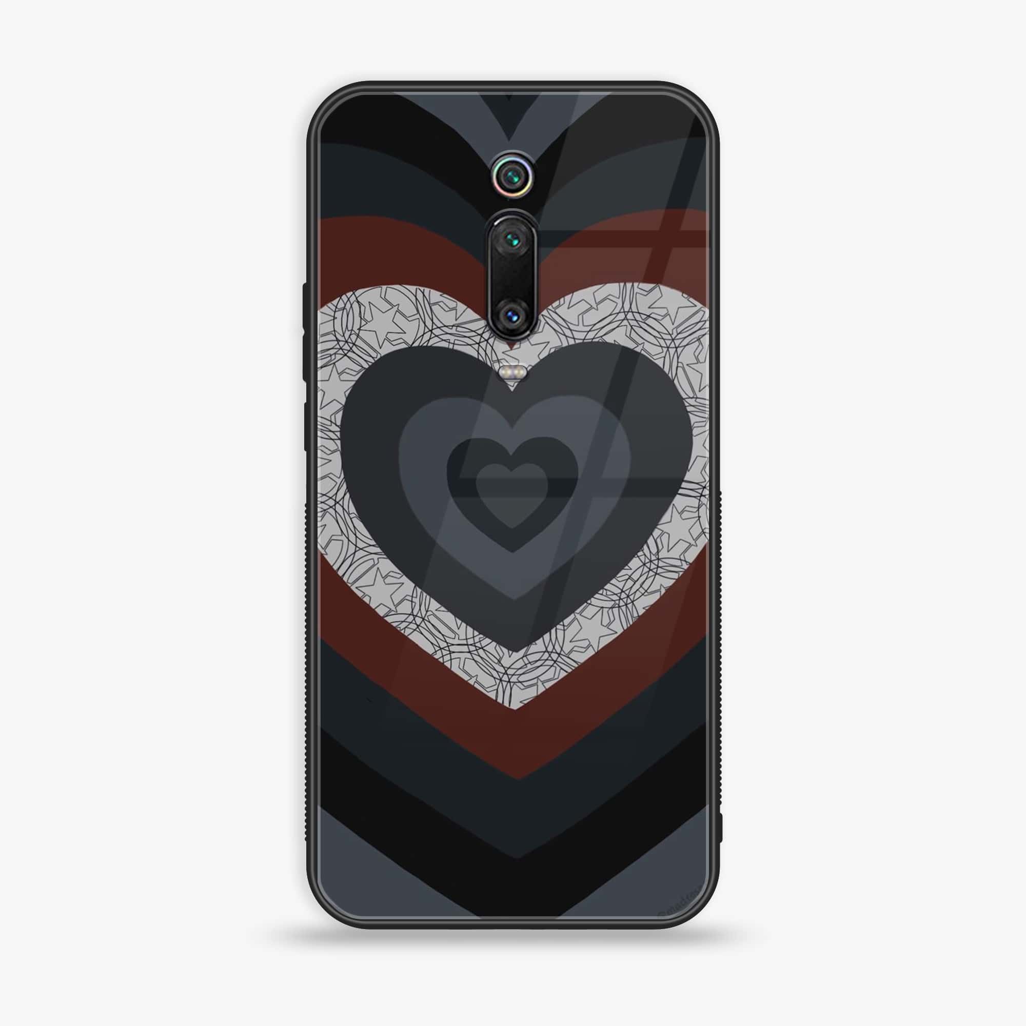 Xiaomi Mi 9T - Heart Beat Series 2.0 - Premium Printed Glass soft Bumper shock Proof Case