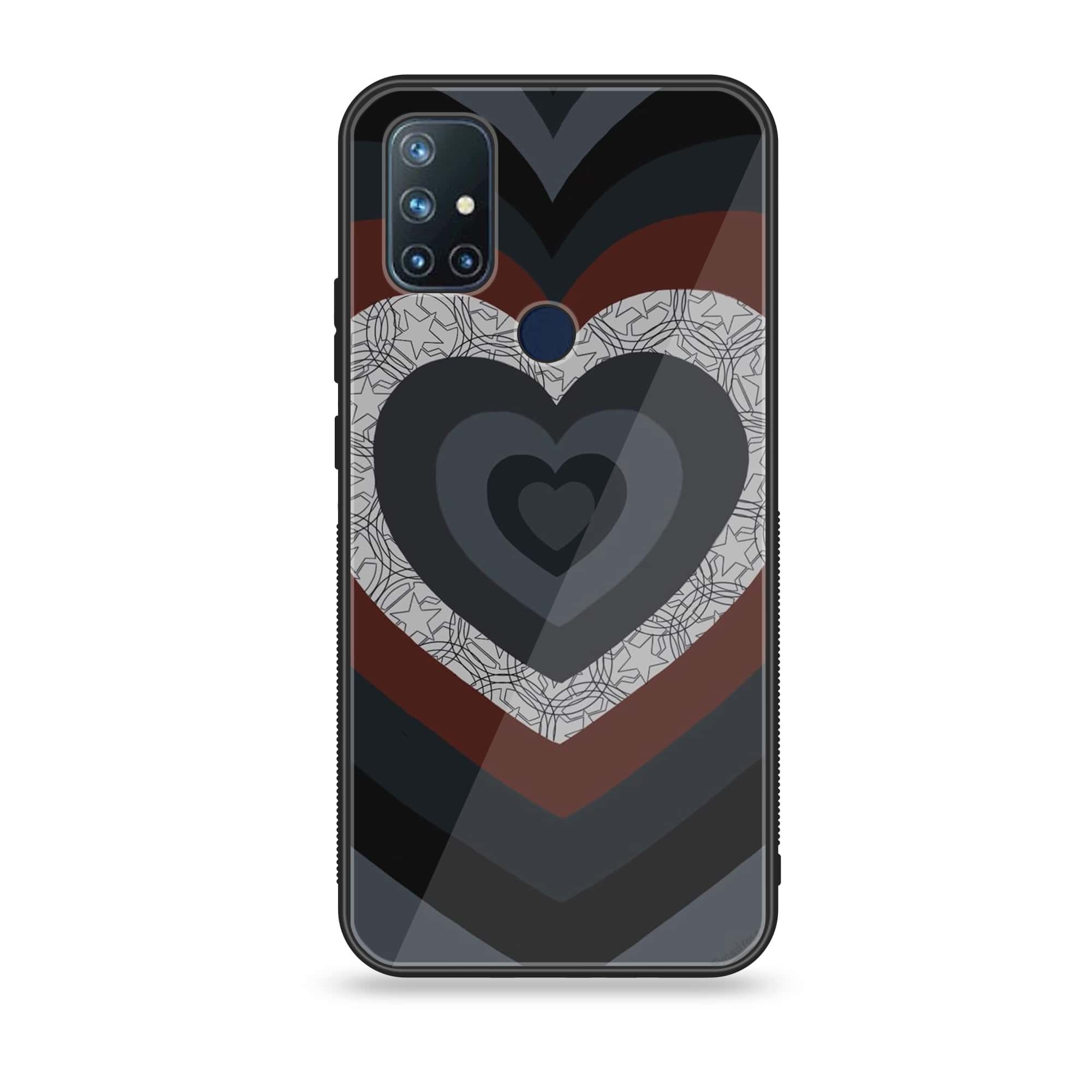 OnePlus Nord N10-Heart Beat 2.0 Series - Premium Printed Glass soft Bumper shock Proof Case