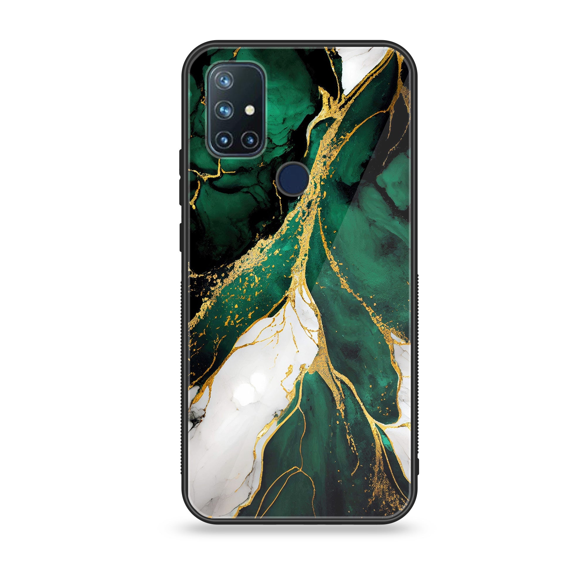 OnePlus Nord N10- Liquid Marble Designs - Premium Printed Glass soft Bumper shock Proof Case
