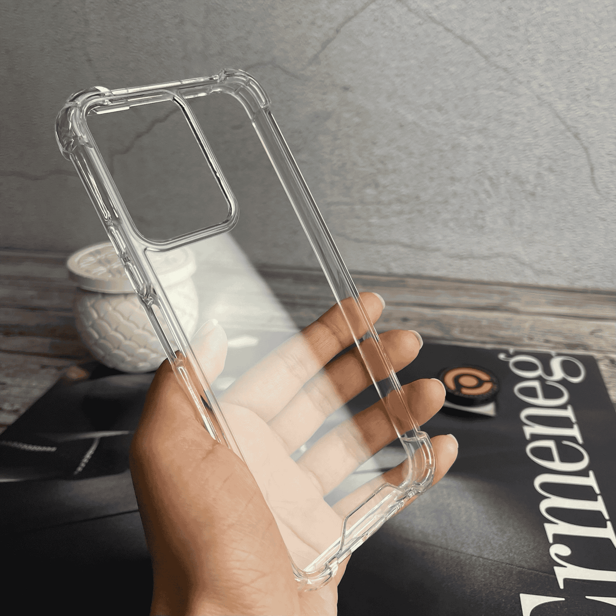Vivo Y02s Anti Crash Shock Proof Transparent Case